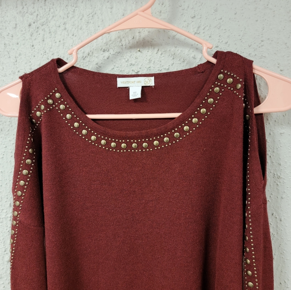 Westport 1962 - Women's Open Shoulder Sweater - Picture 3 of 10